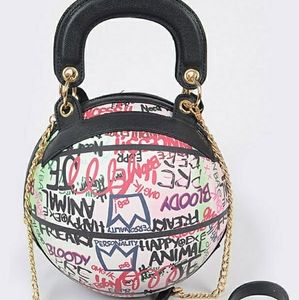Graffiti Basketball Handbag